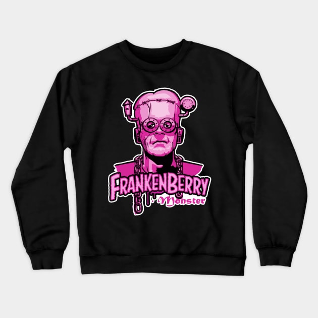 Frankenberry // Monster Cereal Crewneck Sweatshirt by Niko Neon